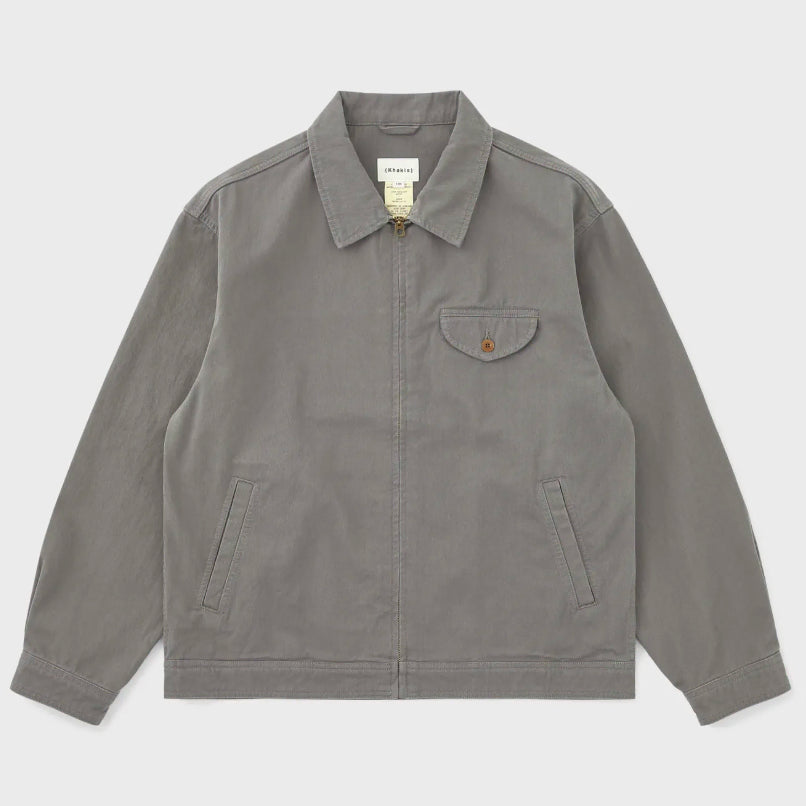 [BUNJANG] Khaki's Washed Swing Jacket Gray / [XL] 카키스 워시드 스윙자켓 그레이