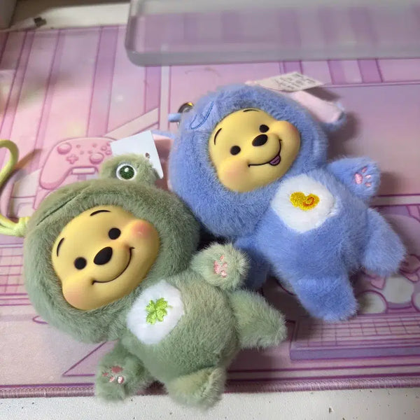 [BUNJANG] Winnie the Pooh Plush Keychain Set (2 Types) / 곰돌이 푸 인형 키링 2종 세트