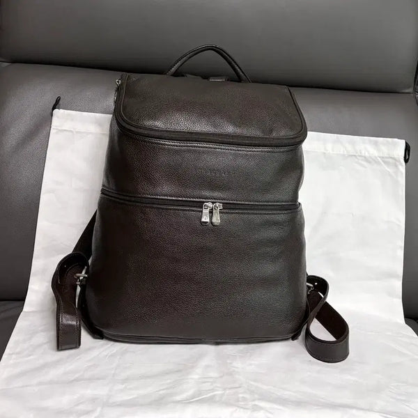[BUNJANG] Longchamp Le Pliage Calfskin Leather Backpack / 롱샴 가죽백팩.남여공용(송아지가죽