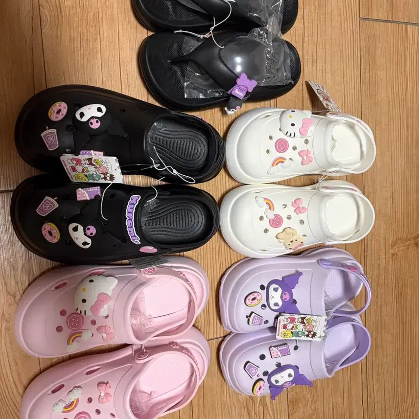 [BUNJANG] Sanrio Characters Crocs Sandals (4 Types) / (7월 특가)산리오 캐릭터 크록스 샌들(4종)