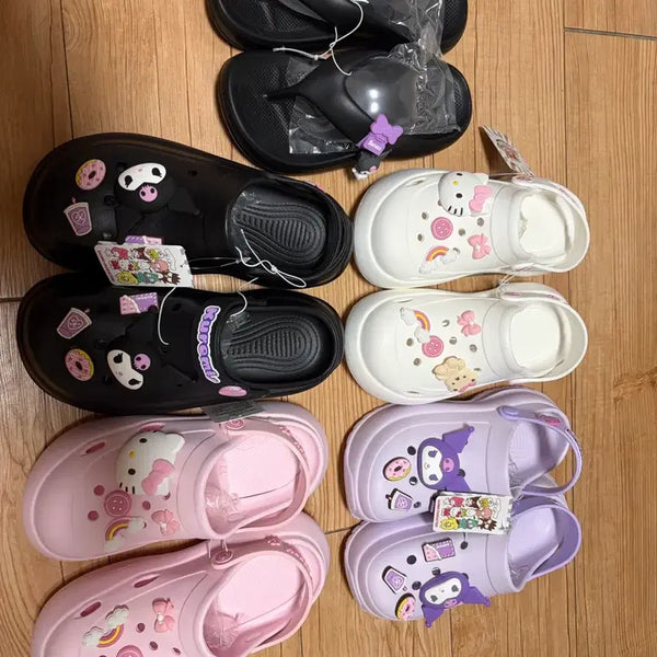 [BUNJANG] Sanrio Characters Crocs Sandals (4 Types) / (7월 특가)산리오 캐릭터 크록스 샌들(4종)