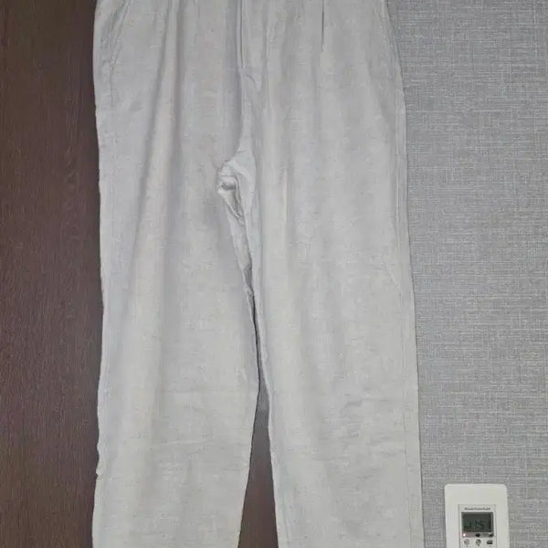 [BUNJANG] Linen Blend Pants Beige M Size / 린넨 팬츠 M사이즈, 여름 바지