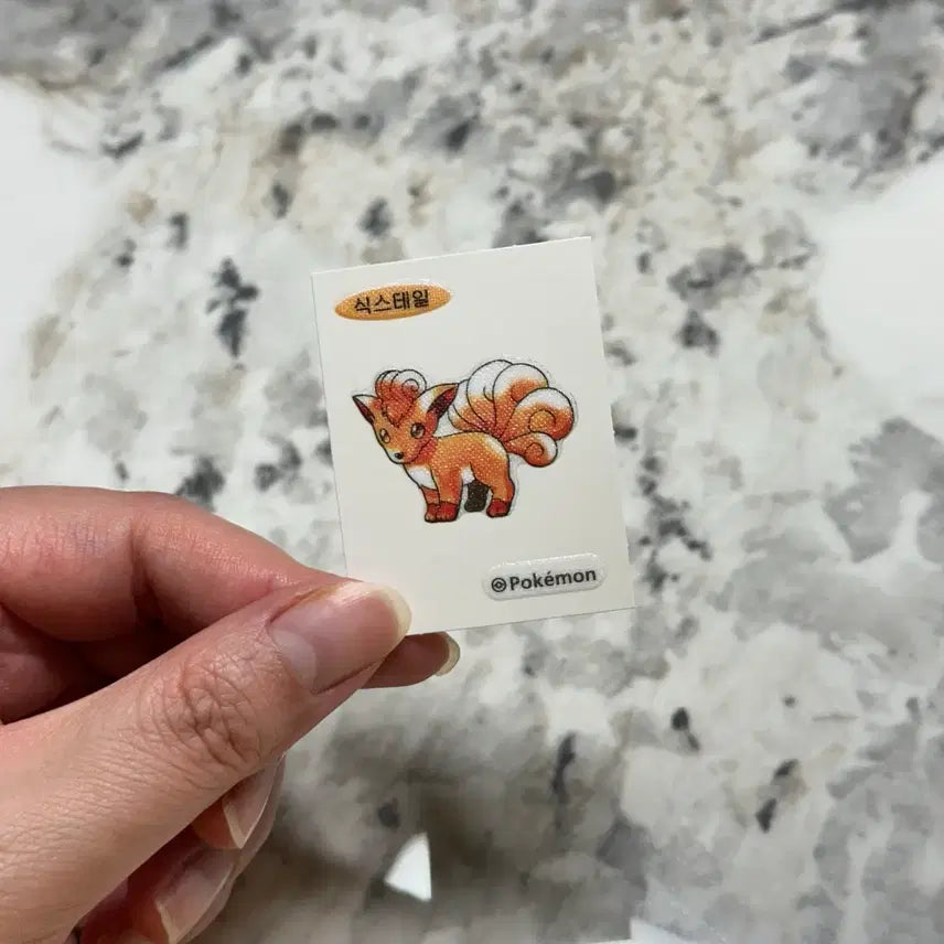 [BUNJANG] Pokemon Vulpix Sticker / 포켓몬 식스테일 띠부씰 양도