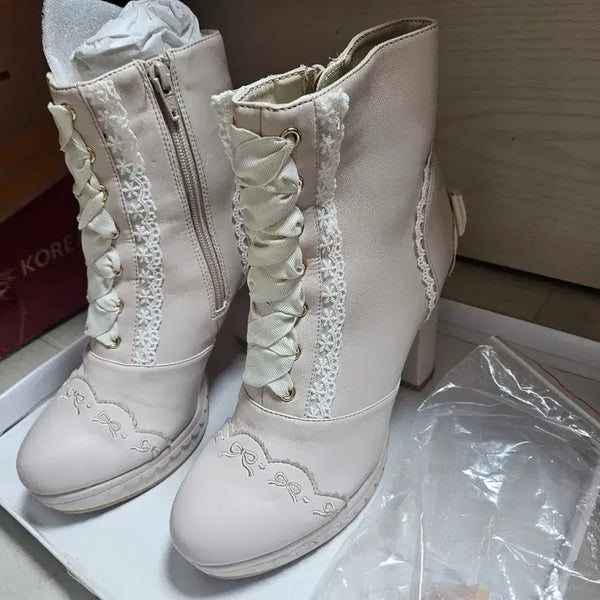 [BUNJANG] Lizlisa Boots / 리즈리사 양산형 부츠