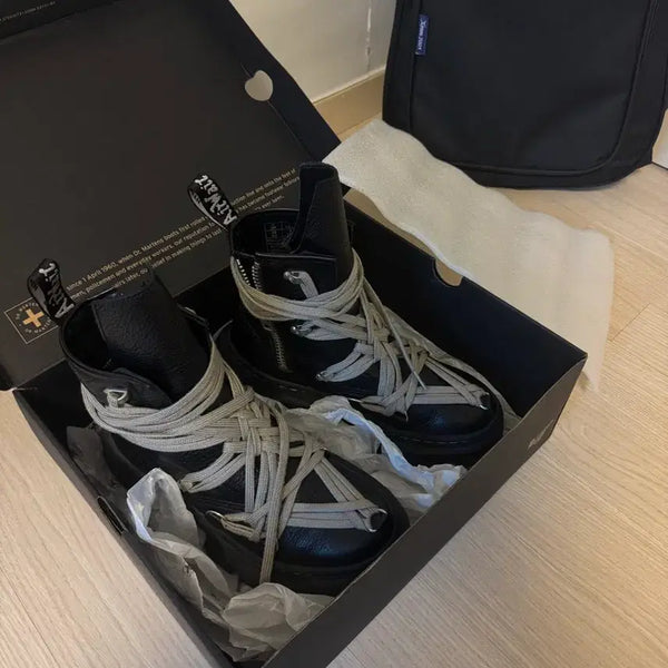 [BUNJANG] Rick Owens x Dr. Martens 1460 Mega Lace Boots / 릭오웬스 x 닥터마틴 1460 메가레이스