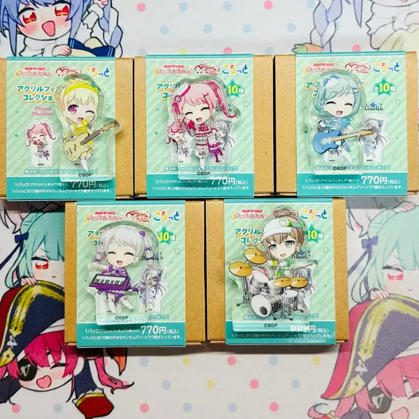 [BUNJANG] BanG Dream! Pasupare Aya/Hina/Chisato/Maya/Eve Acrylic Stand Bundle Set / 뱅드림! 파스파레 아야/히나/치사토/마야/이브 아크릴코롯트 일괄세트