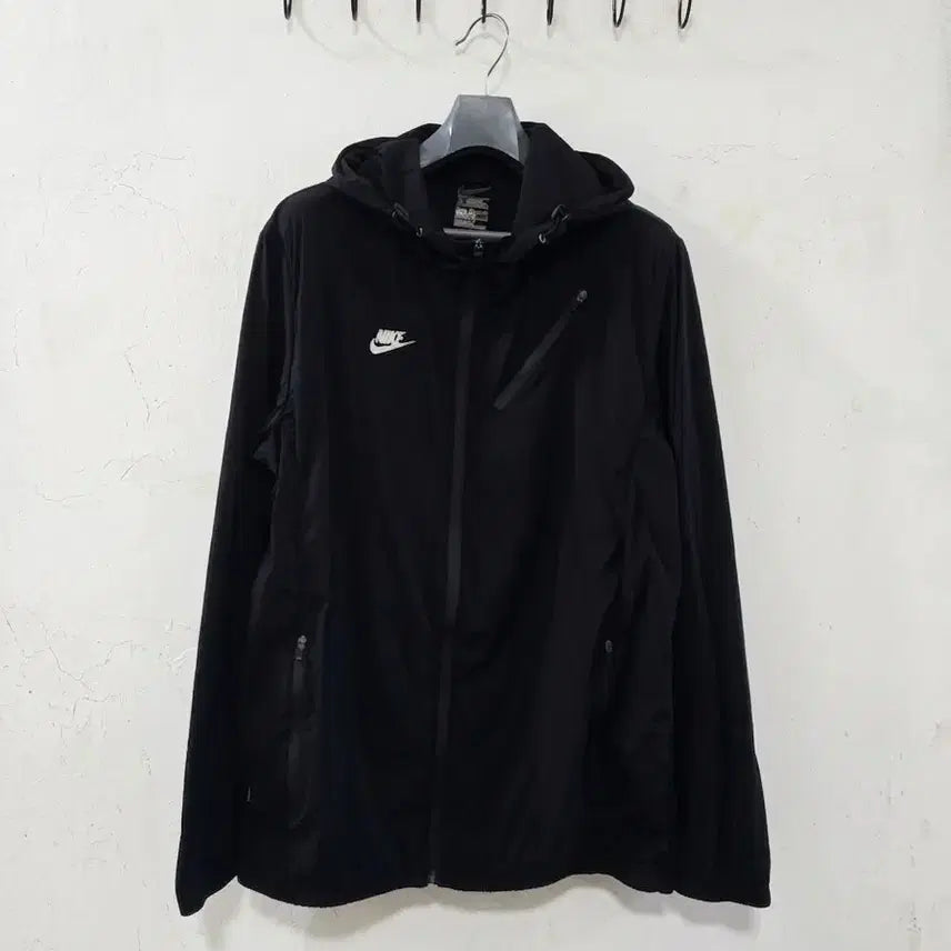 [BUNJANG] Nike Multi Swoosh Windbreaker XL Black / 나이키 멀티 스우시 바람막이 XL 블랙