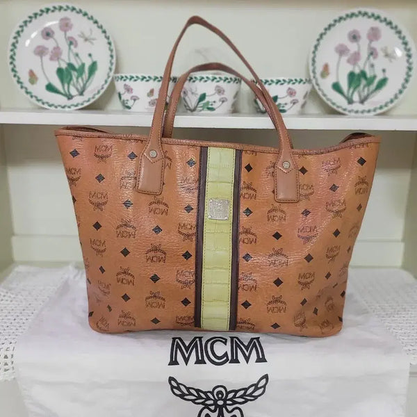 [BUNJANG] MCM Camel Shoulder Bag / 정품 MCM  카멜 숄더백