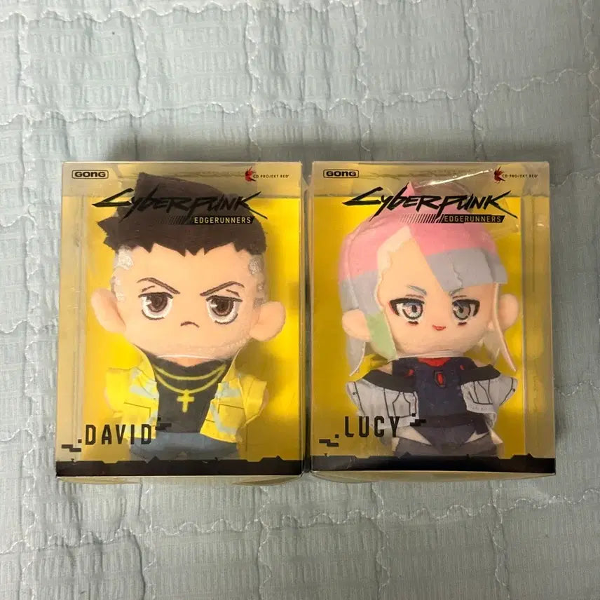 [BUNJANG] Pop Mart Cyberpunk Edgerunners David & Lucy Bong Figure Set (Sealed) / [미개봉/정품] POP MART 사이버펑크 엣지러너 데이비드 & 루시 봉