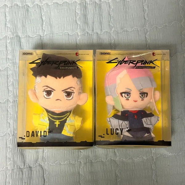 [BUNJANG] Pop Mart Cyberpunk Edgerunners David & Lucy Bong Figure Set (Sealed) / [미개봉/정품] POP MART 사이버펑크 엣지러너 데이비드 & 루시 봉