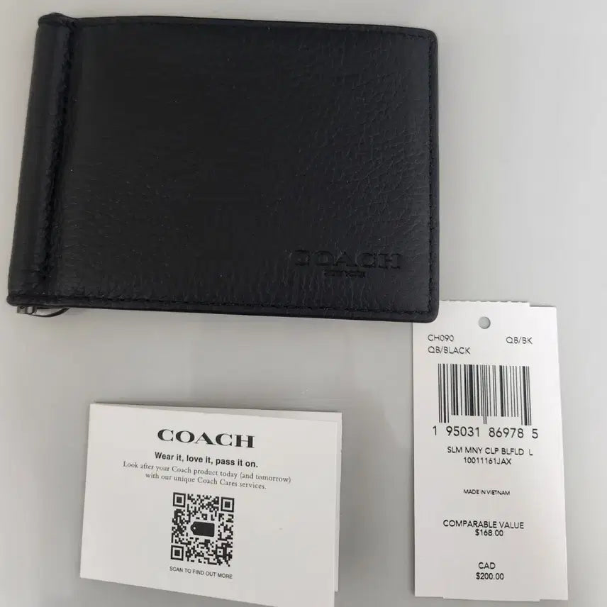 [BUNJANG] Coach CH090 Money Clip / 코치 머니클립