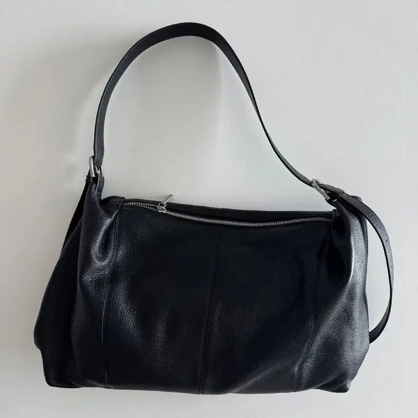 [BUNJANG] Lemaire Style Hobo Bag (Cowhide) / 르메르맛 레더 호보백 (소가죽)