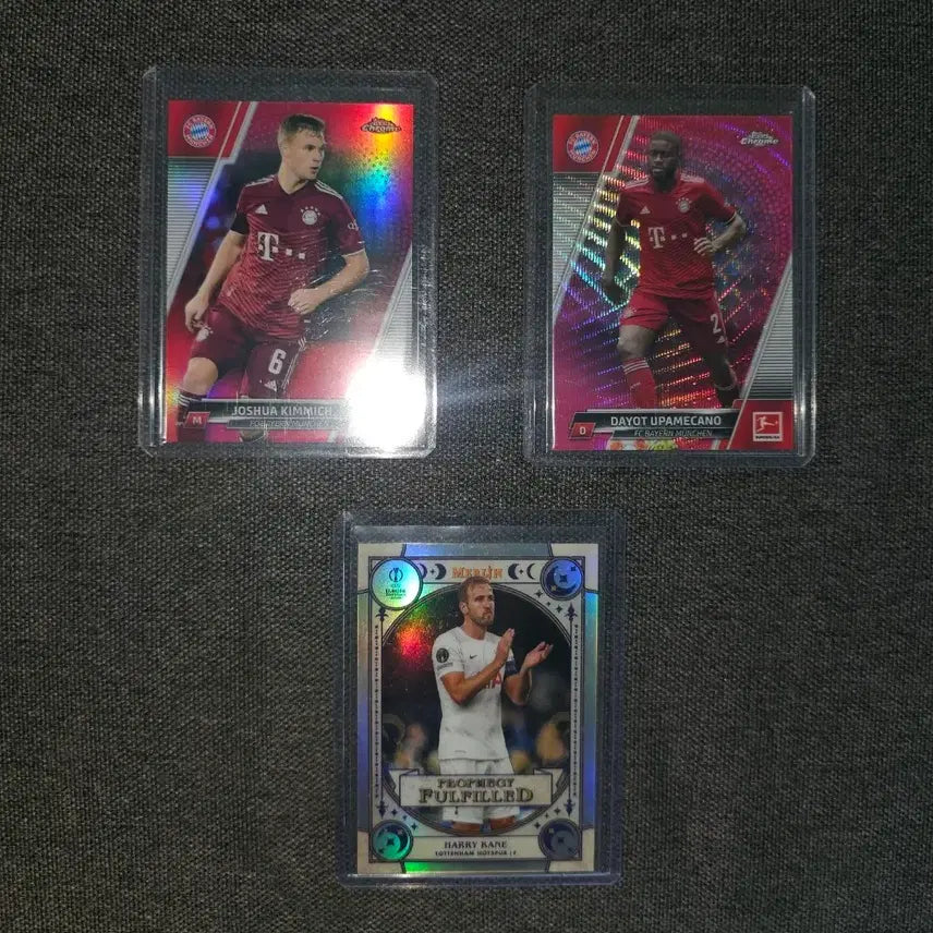 [BUNJANG] Bayern Munich Trio Bundle Set (Kane, Kimmich, Upamecano) Football Cards / 스포츠 축구카드 바이에른뮌헨 3인방 일괄 (케인, 키미히, 우파메카노)