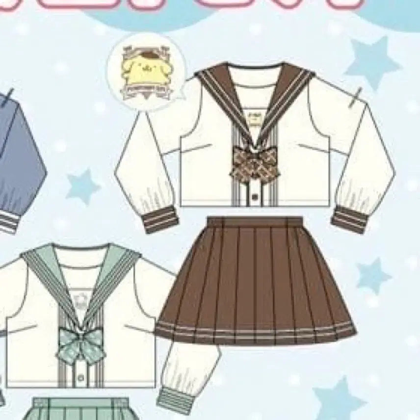 [BUNJANG] Sanrio Pompompurin School Uniform Set / 산리오 돈키호테 폼폼푸린 교복 판매