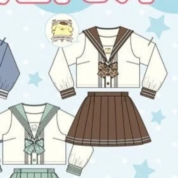 [BUNJANG] Sanrio Pompompurin School Uniform Set / 산리오 돈키호테 폼폼푸린 교복 판매