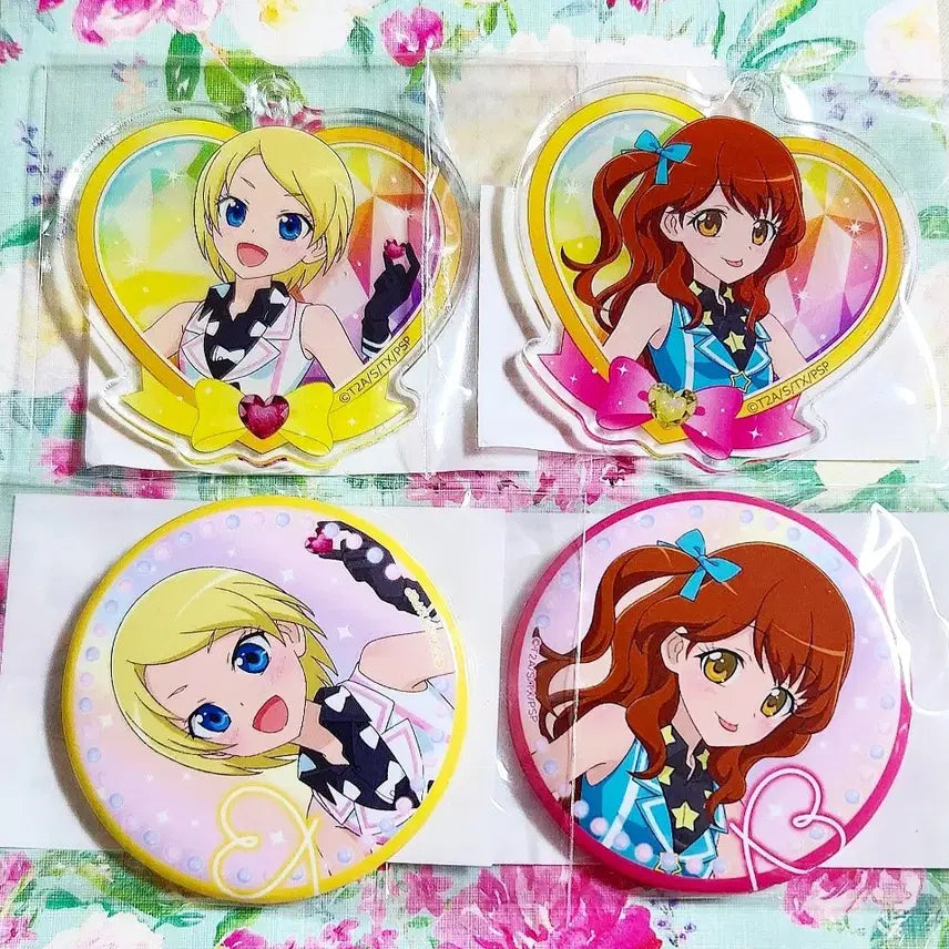 [BUNJANG] Pretty Rhythm Aurora Dream 15th Anniversary Marukuji Serenade Kanon Can Badge Keychain (Sealed) / [미개봉] 프리티리듬오로라드림 15주년 마루쿠지 세레나데 카논 캐논 캔뱃지 키링