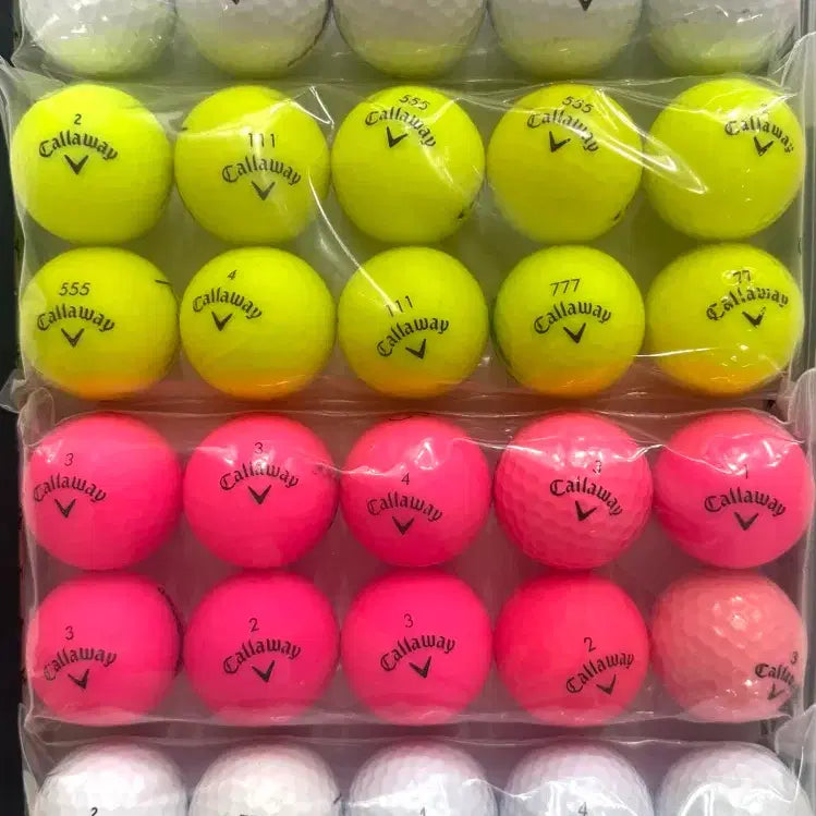 [BUNJANG] Callaway Lost Golf Balls (White 20, Color 20) / 캘러웨이 로스트볼