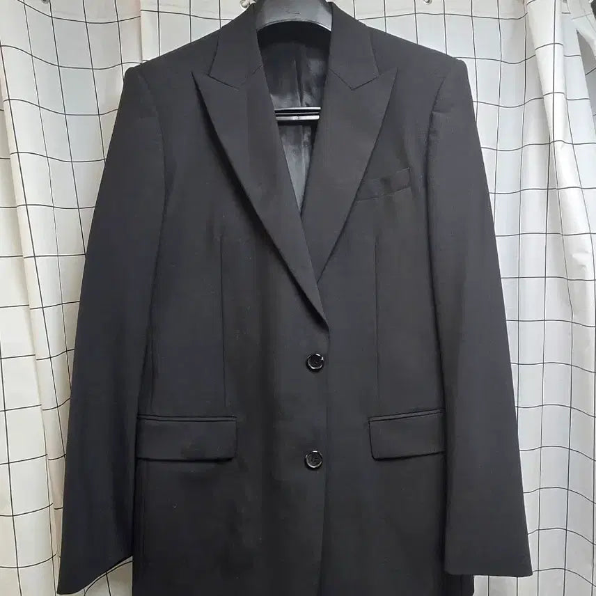 [BUNJANG] Juun.J Black Wool Blazer Jacket (Size 48) / 준지 블랙 울 블레이저 자켓(48)
