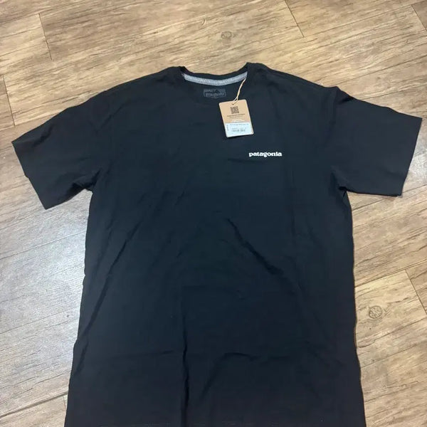 [BUNJANG] Patagonia Men's P-6 Logo Responsibili-Tee T-Shirt Black / [S] 새상품 파타고니아 p-6 멘즈 P-6 로고 리스판서빌리-티