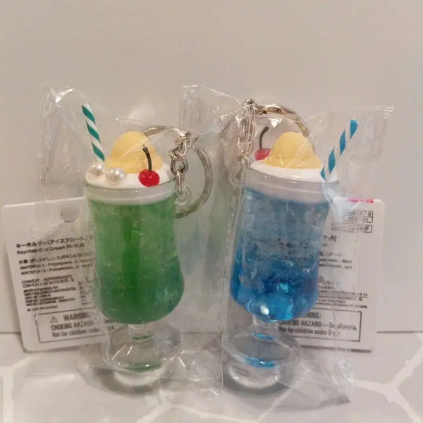 [BUNJANG] Japan Cream Soda Ice Cream Keychain / 개당 일본 크림소다 아이스크림 키체인 키링