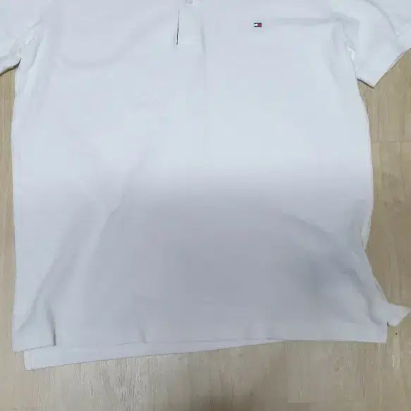 [BUNJANG] Tommy Hilfiger Short Sleeve Polo Shirt White M (95) / 타미힐피거 반팔 카라티 화이트 m 95