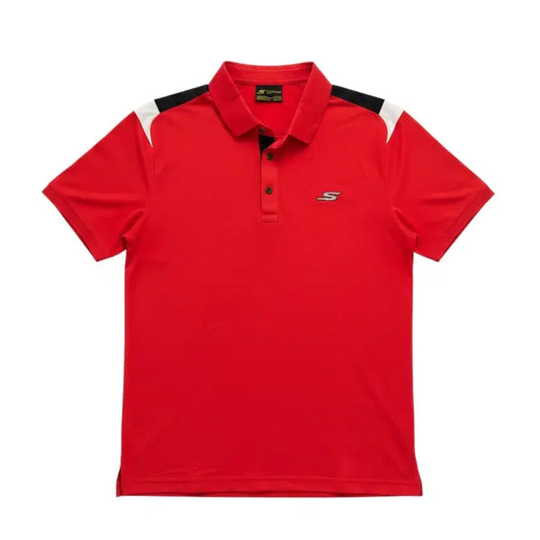 [BUNJANG] Skechers Men's Short Sleeve Polo T-Shirt (Size 105) / 남성105/ 스케쳐스 기능성 반팔 카라넥티