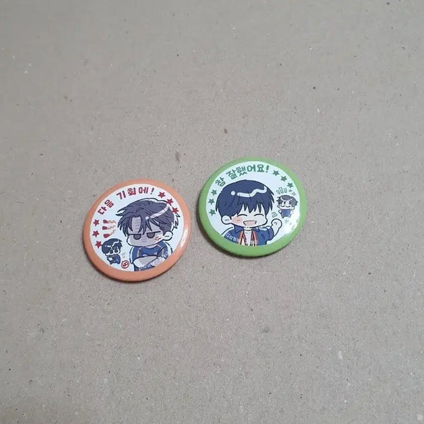 [BUNJANG] BeaOn Annex Half Line Mini Pin Button Can Badge Set / 비온 아넥스 하프라인 방문 특전 미니 핀버튼 캔뱃지 물가의 밤 포카 포토