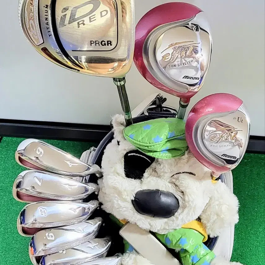 [BUNJANG] Mizuno Beginner Full Golf Club Set for Women (PRGR Driver) / 34.가벼운 입문용 여성 미즈노 골프채 풀세트