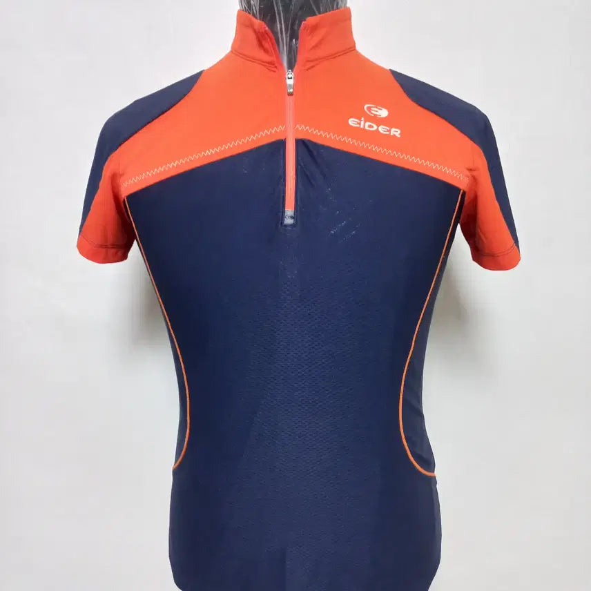 [BUNJANG] Eider Women's Half Zip Short Sleeve Top Size 90 / 아이더/여성용/반집업반팔/상태굿/사이즈90