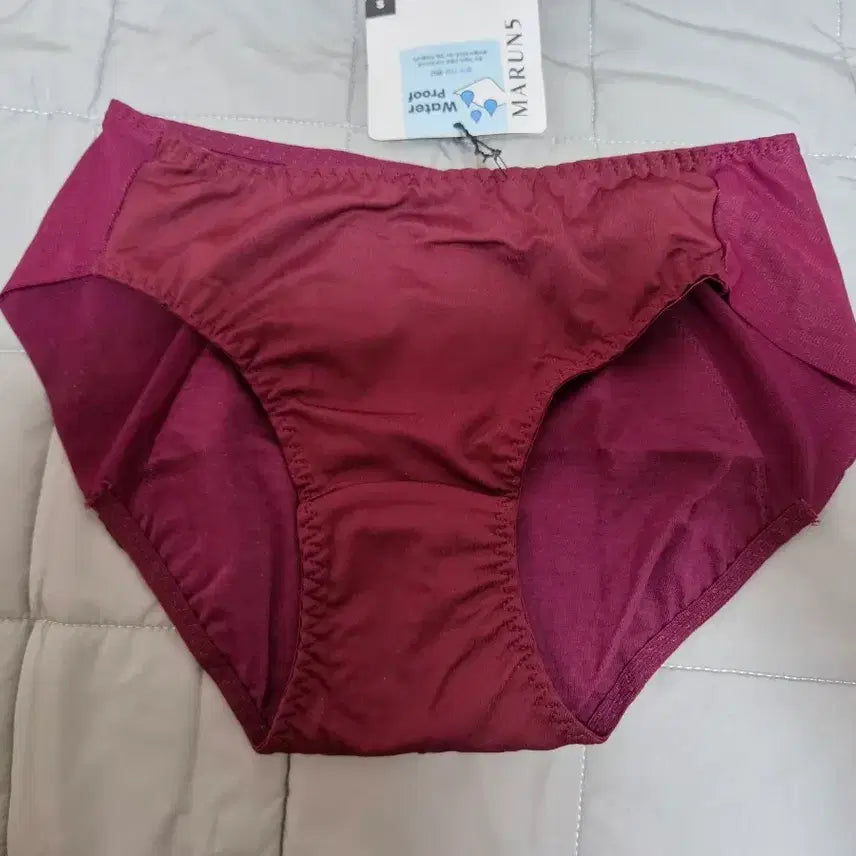 [BUNJANG] Maren Five Hygiene Panty Burgundy / 마른파이브 위생 팬티
