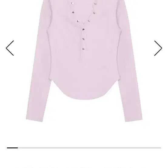[BUNJANG] CoolSis Signature Button Top Pink L / 쿨시스 건장걸 시그니처 버튼 탑 핑크 L