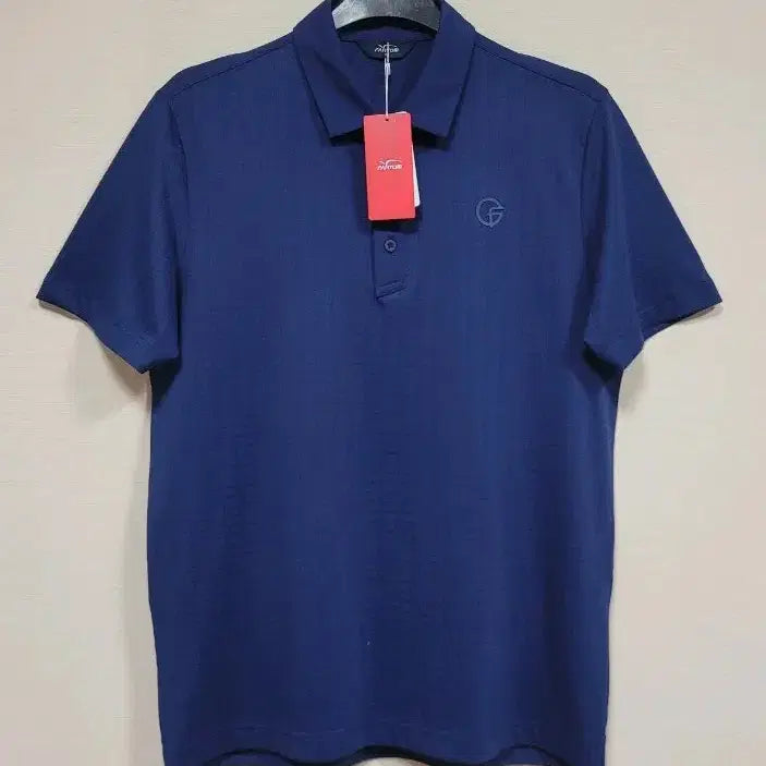 [BUNJANG] Phantom Men's Logo Jacquard Collar Short Sleeve T-shirt / 팬텀 남성 로고 자가드 카라 반팔티셔츠 (새상품)