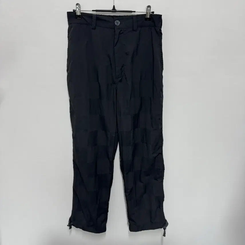 [BUNJANG] Plastic Product Color Block Check Pattern Nylon Pants / 플라스틱프로덕트 배색체크패턴 나일론팬츠