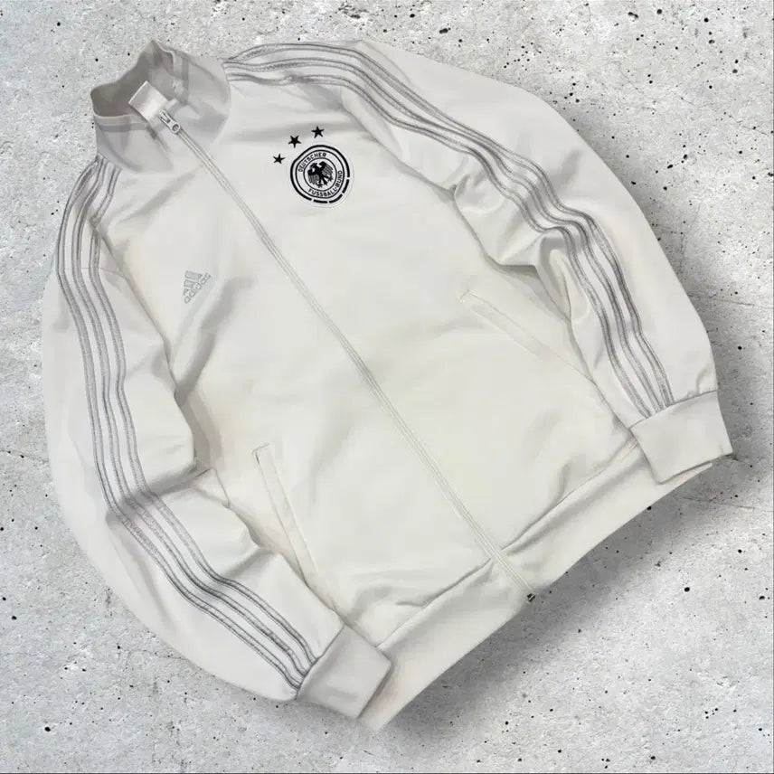 [BUNJANG] Adidas Germany National Football Team Track Top Jersey White E437 / [105] 아디다스 독일 축구 국가대표팀 트랙탑 져지 화이트 E437