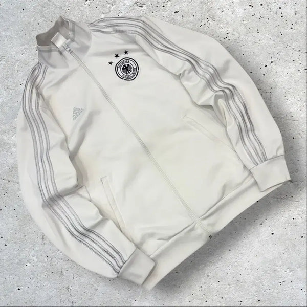[BUNJANG] Adidas Germany National Football Team Track Top Jersey White E437 / [105] 아디다스 독일 축구 국가대표팀 트랙탑 져지 화이트 E437