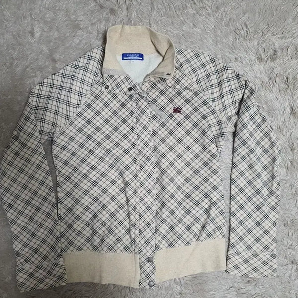 [BUNJANG] Burberry Blue Label Nova Check Zip-Up Jacket Size 44-44.5 / 버버리 블루라벨 노바체크 집업 사이즈 44~44반