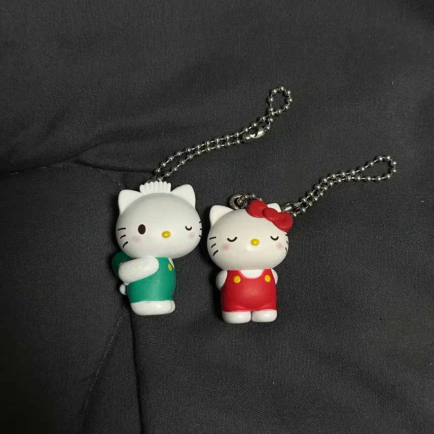 [BUNJANG] Hello Kitty & Dear Daniel Keyring Set / 헬로키티 디어다니엘 키링 세트 일괄