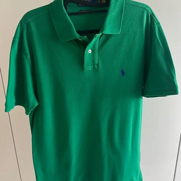 [BUNJANG] Polo Ralph Lauren PK Short Sleeve Polo Shirt - Size M / 폴로 랄프로렌 PK 반팔 카라티 M 큐알정품