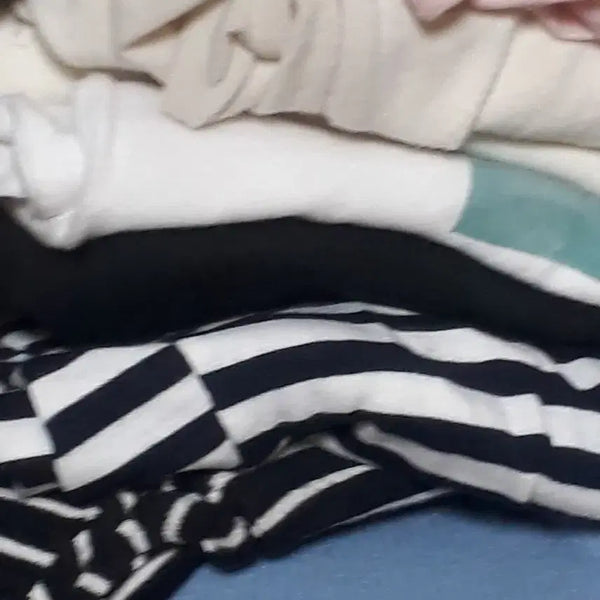 [BUNJANG] Used Women's Clothing Bundle - 10 Items - Sizes 44-66 / 여자중고옷 10벌 일괄판매 44~55~66사이즈 데일리옷 기본티 티셔츠