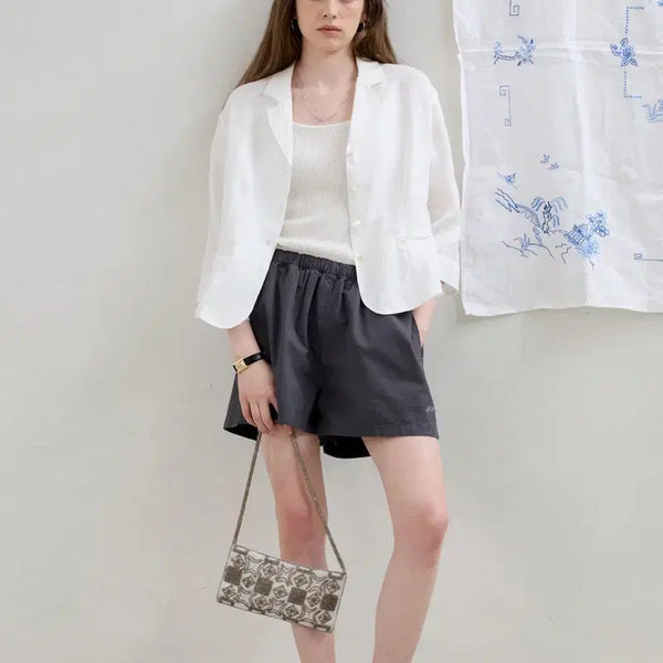 [BUNJANG] Modestmood Garden Jacket Linen Summer Outerwear / 새상품/ 모데스트무드 가든자켓 Garden jacket