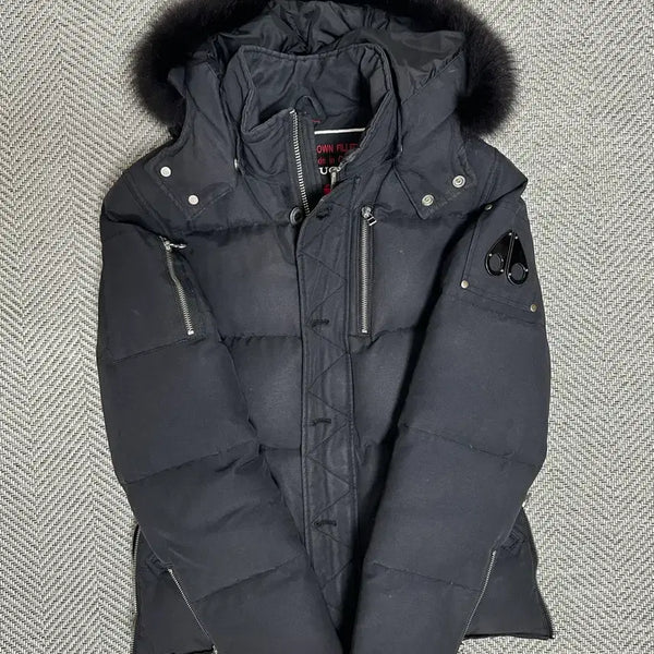[BUNJANG] Moose Knuckles Three Quarter Down Jacket Black S / 무스너클 쓰리쿼터 패딩