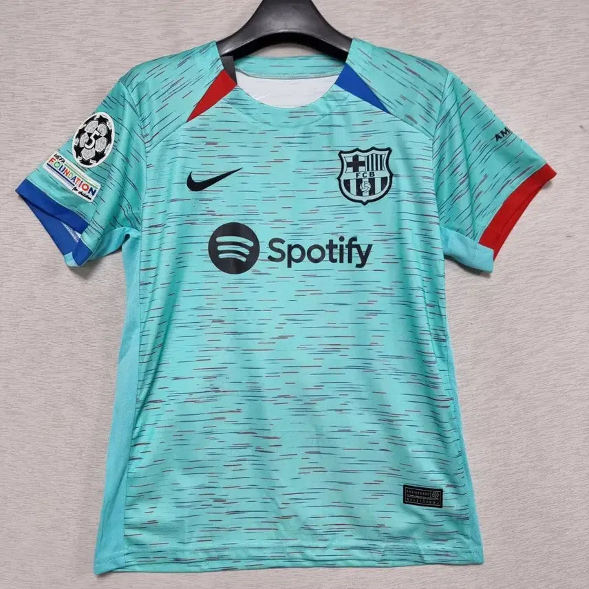 [BUNJANG] Nike FC Barcelona 2023-24 Kids' Jersey / 새제품 나이키 FC바르셀로나 2023-24ㅡ아동7ㅡ8세ㅡ0417ㅇㅇ