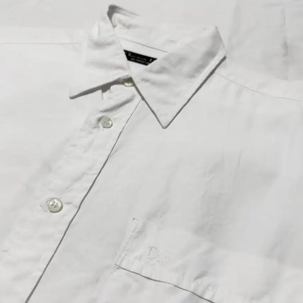 [BUNJANG] Dior 90s Logo White Shirt / 디올 - 90s 로고 화이트 셔츠