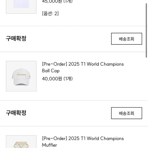 [BUNJANG] T1 2025 Worlds Three-peat Merchandise T-Shirt, Ball Cap / 티원 2025 월즈 쓰리핏 굿즈 머플러 볼캡 티셔츠