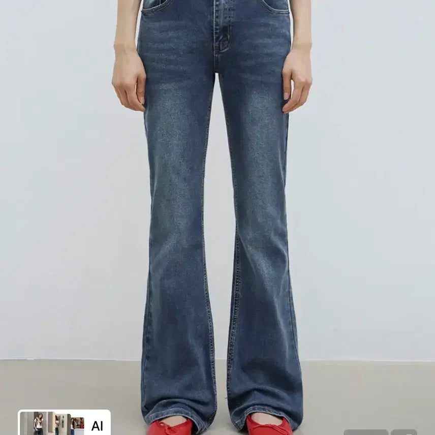 [BUNJANG] Millioncor Dark Blue Bootcut Jeans / (새상품)밀리언코르 진청 부츠컷