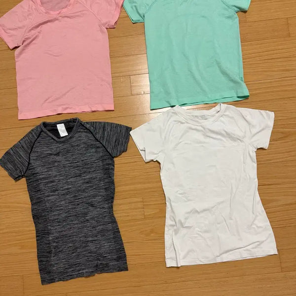 [BUNJANG] Lululemon, Mulawear, Andar T-Shirts (Size 2/4) / 룰루레몬 뮬라웨어 안다르  4 2 반팔