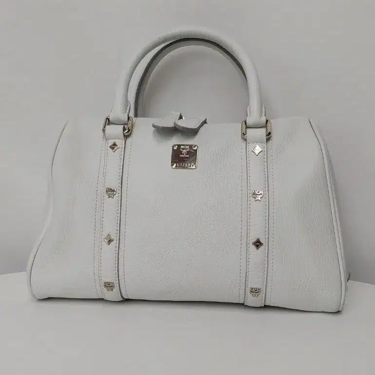 [BUNJANG] MCM White Tote Bag / 정품 MCM 토트백 화이트