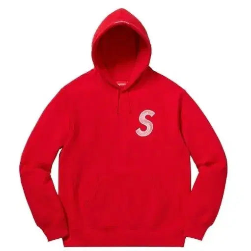 [BUNJANG] Supreme 18FW S Logo Hoodie Red XL / 슈프림 18FW S로고 후디 레드 ( XL )