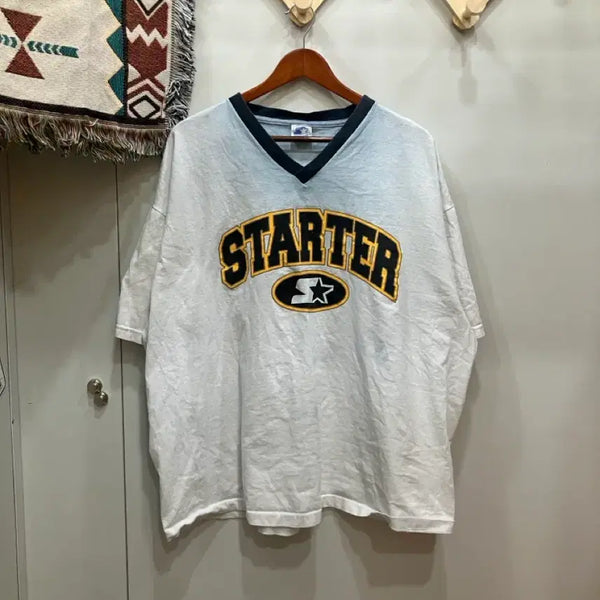 [BUNJANG] 90s Starter USA Embroidered Print T-Shirt / 90s 미국생산 starter 스타터 자수 프린팅 티셔츠