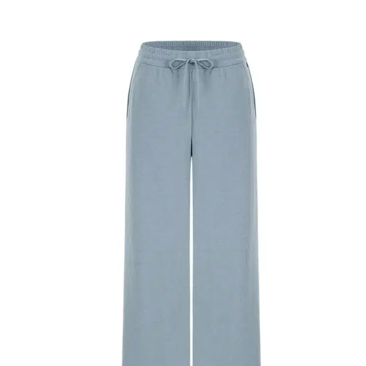 [BUNJANG] Andar Airy Fit Wide Pants (S) - Long Blue Valley / 안다르 에어리핏 와이드팬츠(S)